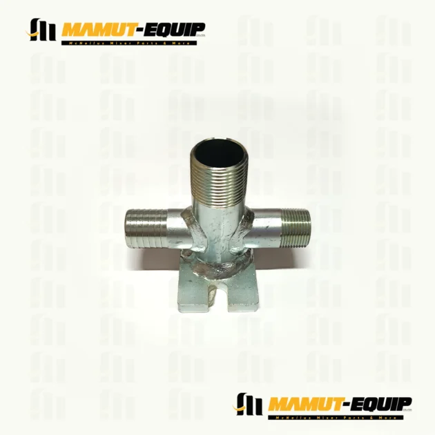 CONJUNTO EN T DE LÍNEA DE AGUA DE ACERO 1 PULG. X 1 PULG. X 3/4 PULG.