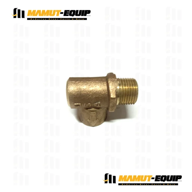 VÁLVULA DE ALIVIO DE SEGURIDAD DE AIRE DE BRONCE DE 1/2 PULG - 60 PSI